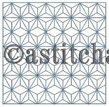 Load image into Gallery viewer, Japanese Sashiko Quilt Blocks and Tote Bag