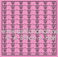 Load image into Gallery viewer, Sofia Spanish Blackwork Quilt Blocks and Tote Bag