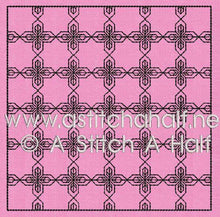 Load image into Gallery viewer, Sofia Spanish Blackwork Quilt Blocks and Tote Bag