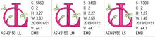 Load image into Gallery viewer, Green Earth Monogram L