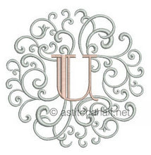 Load image into Gallery viewer, Rococo Dreams Monogram Letters A through Z