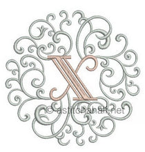Load image into Gallery viewer, Rococo Dreams Monogram Letters A through Z