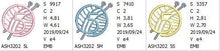 Load image into Gallery viewer, Knitting Monogram Number 5