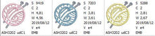 Load image into Gallery viewer, Knitting Monogram Letter C