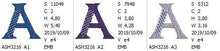 Load image into Gallery viewer, Tudor Monogram Letters A