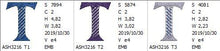 Load image into Gallery viewer, Tudor Monogram Letters T