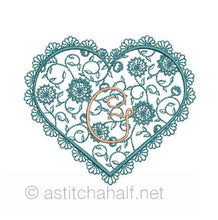 Load image into Gallery viewer, French Lace Monogram A through Z
