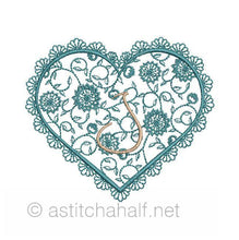 Load image into Gallery viewer, French Lace Monogram A through Z