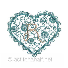 Load image into Gallery viewer, French Lace Monogram A through Z