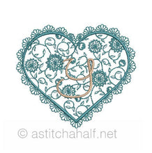 Load image into Gallery viewer, French Lace Monogram A through Z