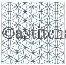 Load image into Gallery viewer, Japanese Sashiko Quilt Blocks and Tote Bag
