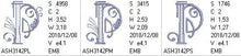 Load image into Gallery viewer, Stunning Swirls Monogram P

