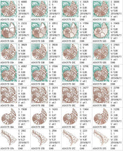 Load image into Gallery viewer, Supreme Sea Shells Quilt Block Combo
