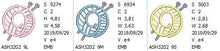 Load image into Gallery viewer, Knitting Monogram Number 9
