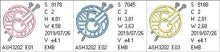 Load image into Gallery viewer, Knitting Monogram Letter E

