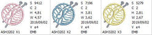 Load image into Gallery viewer, Knitting Monogram Letter X

