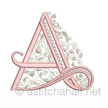 Load image into Gallery viewer, French Knot Monogram A
