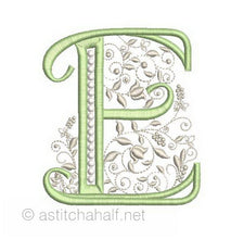 Load image into Gallery viewer, French Knot Monogram E
