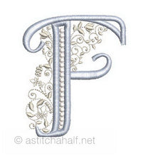 Load image into Gallery viewer, French Knot Monogram F
