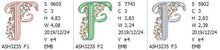 Load image into Gallery viewer, French Knot Monogram F
