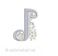 Load image into Gallery viewer, French Knot Monogram J
