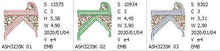 Load image into Gallery viewer, French Knot Monogram K
