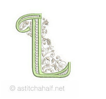 Load image into Gallery viewer, French Knot Monogram L
