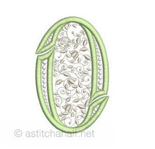 Load image into Gallery viewer, French Knot Monogram O
