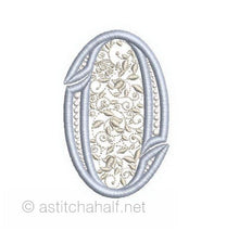 Load image into Gallery viewer, French Knot Monogram O
