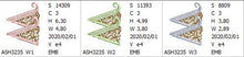 Load image into Gallery viewer, French Knot Monogram W
