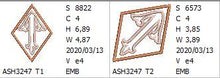Load image into Gallery viewer, Richelieu Cutwork Monogram T

