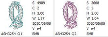 Load image into Gallery viewer, Floraison Monogram Letter Q
