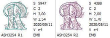 Load image into Gallery viewer, Floraison Monogram Letter R
