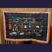 Load image into Gallery viewer, Space Exploration Complete Quilt and Game
