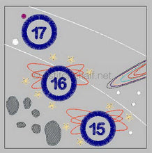 Load image into Gallery viewer, Space Exploration Complete Quilt and Game
