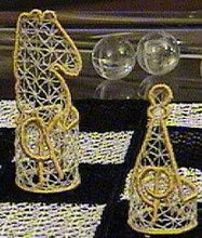 Load image into Gallery viewer, Freestanding Lace Chess
